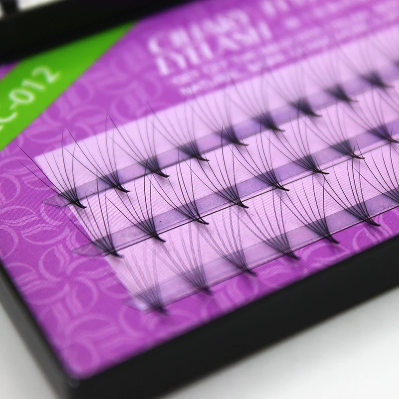 Natrual 0,07mm C Curl Super Dicke Faux Silk Wimpern 6D Nerz Gefälschte Falschen Wimpern Verlängerung – Detail 1