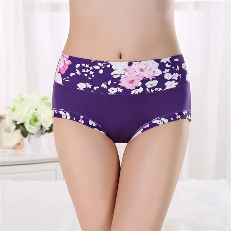 New Women Underwear Floral Underwear Women\'s Panties Shorts Breifs Sexy Lingeries Female Panties Cotton Underwear For Women