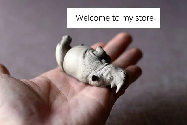 

Фигурка из ПВХ, игрушка, моделирование животного, режим Спящий носорог