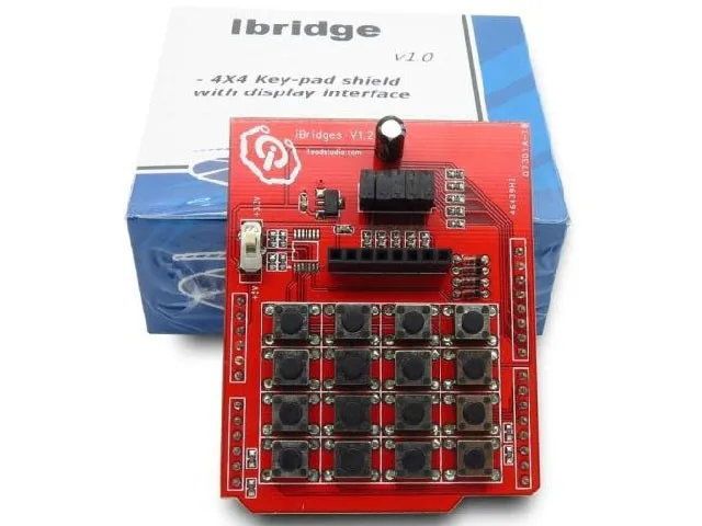 

Official Smarian Cduino 4 x4 Keyboard Micro Buttons Nokia5110 Screen Board Keypad Shield Pad Compatible with 328
