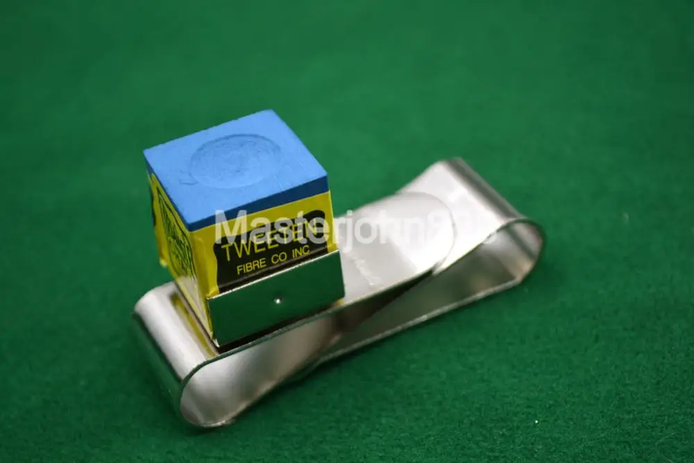 

Pool Billiards Snooker S Shape Steel Magnetic Chalk Holder With Belt Clip