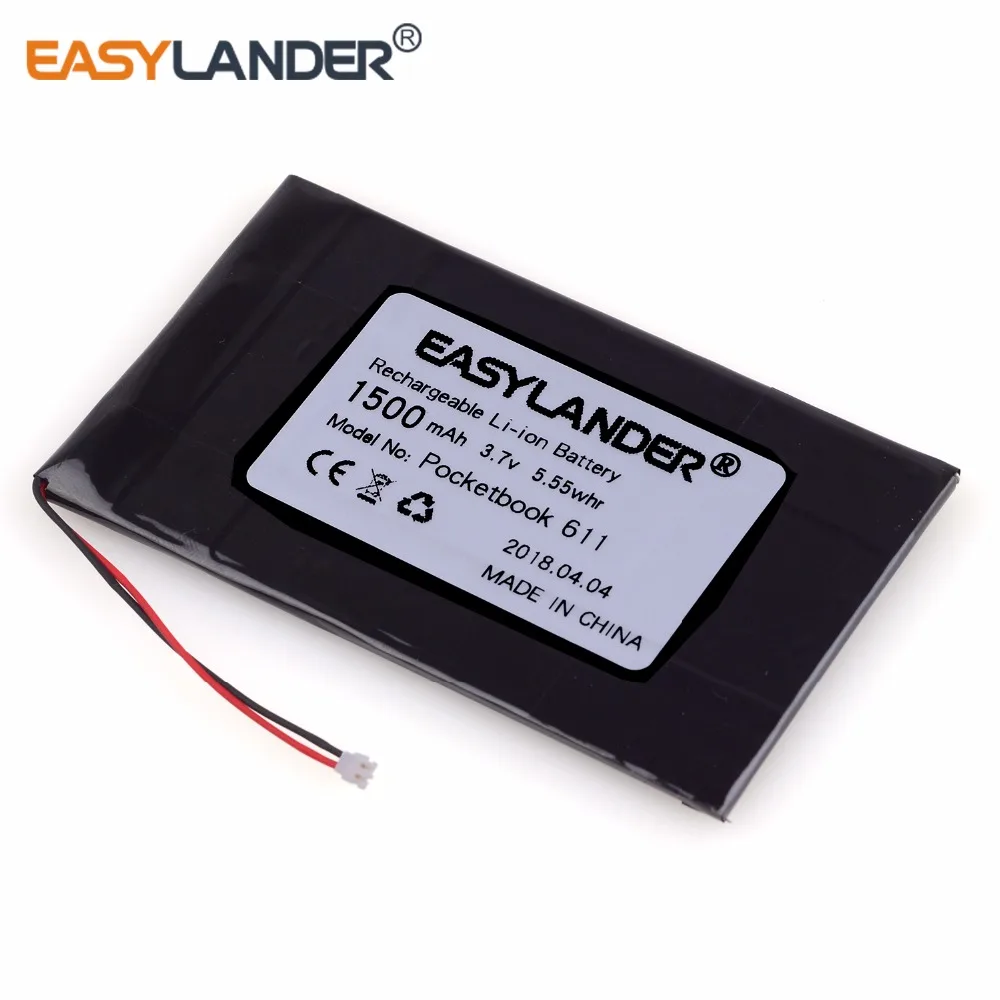 Rechargeable Lithium Li-ion Polymer Battery 1500mAh  For pocketbook 601 611 613 623 625 E-book