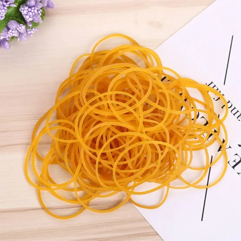 200Pcs Office Rubber Bands,Rubber Ring Strong Elastic Stationery Holder Band Loop School Office Supplies 38*1.4mm