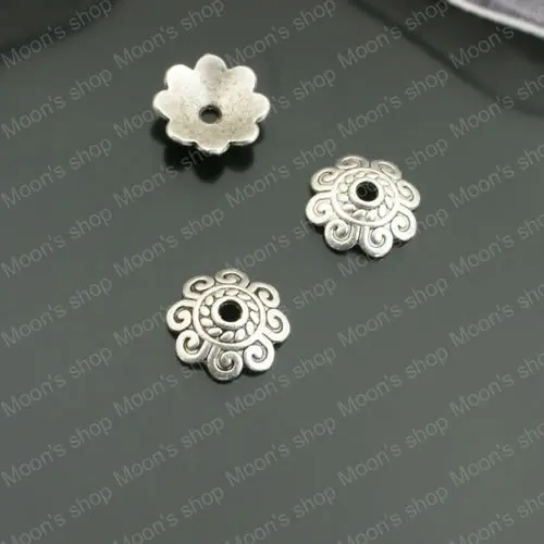 

Wholesale 10mm Antique Silver color Flower Alloy Bead Caps Diy Jewelry Findings Accessories 100 pieces(JM3403)