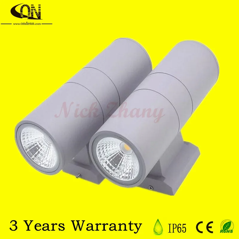 Double 2*9W 2*15W 2*20W COB LED Outdoor Wall Light 18W 30W 40W Outdoor LED Wall Lamp outdoor waterproof IP65