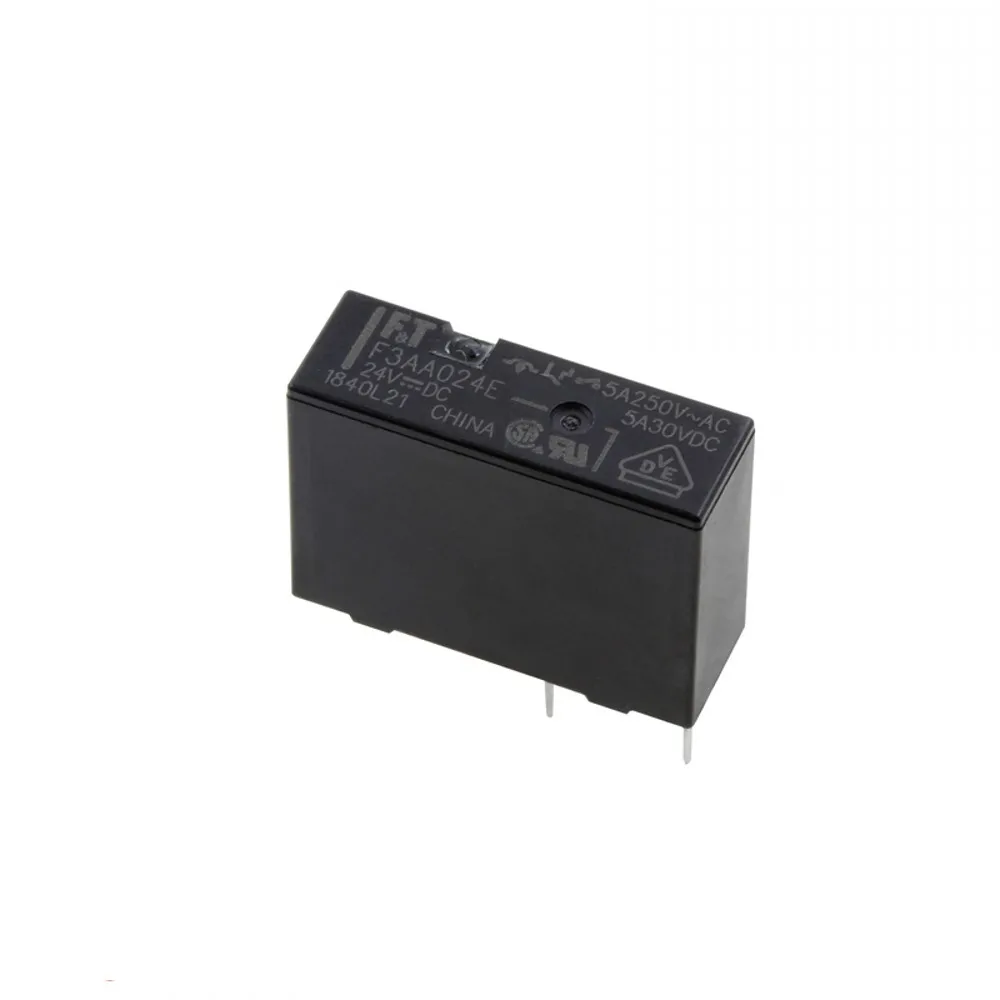 50pcs/lot Power Relay F3AA005E 5v F3AA012E 12v F3AA024E 24v 5A 4pin DC5V 12V 24V New Original