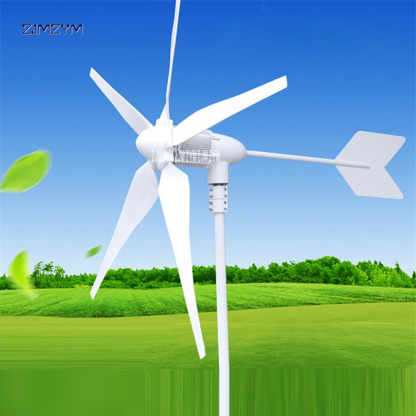 

Wind Turbine 5 Blades Rated 600W 12 V/ 24V/48V Wind Generator Wind Solar Hybrid Charge Controller Wind Power Generator Z-600W