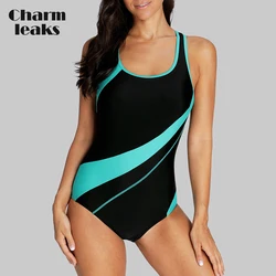 Charmleaks di Un Pezzo Delle Donne di Sport di Sport Costume Da Bagno Costumi Da Bagno Bikini Imbottito Backless Beach Wear Costumi da bagno Monokini