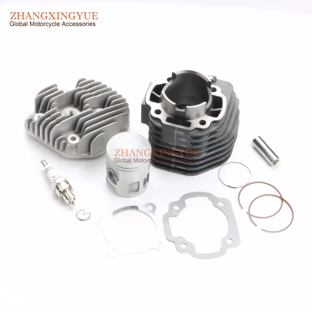 100cc Cylinder Kit & Cylinder Head & Spark Plug & Crankshaft for MBK Booster100 Nitro Ovetto 100 2T 52mm/14mm