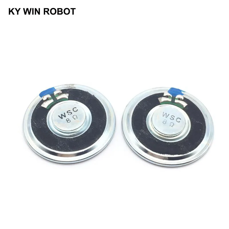 2 pçs/lote novo alto-falante ultra-fino 8 ohms 2 watt 2 w 8r alto-falante diâmetro 45mm 4.5cm espessura 5.5mm