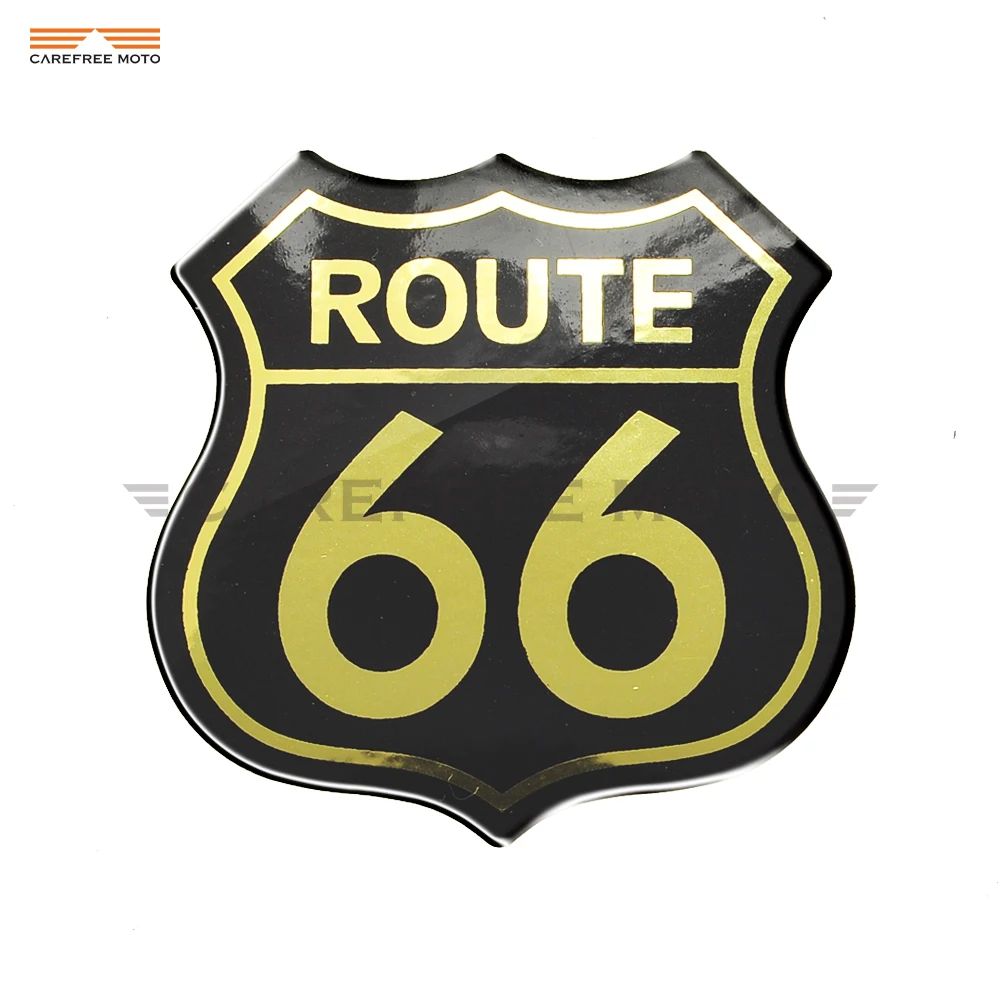 3D Motorcycle Decal Sticker America US The Historic Route 66 Stickers Case for Harley Touring Electra Glide Ultra Road King