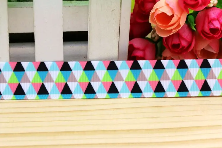 7/8inch  Aztec Printed Grosgrain Ribbon Hairbow Headwear Party Decoration Diy Wholesale OEM 22mm P5501