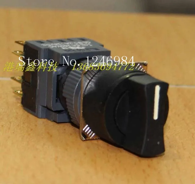 [SA]Jinhong 16MM opening round third gear switch rotary switch pole three throw power switch--10pcs/lot