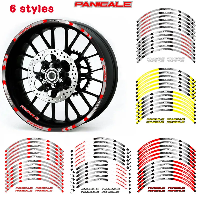 

Hot sell high quality Motorcycle wheel decals Reflective stickers rim for DUCATI PANIGALE 1199/S/Tricolor 899 1299/S/R 959