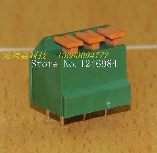 

[SA]DECA Taiwan Progressive Alliance 5.0 pitch straight leg 2 green terminal blocks MX732-500M3--50pcs/lot