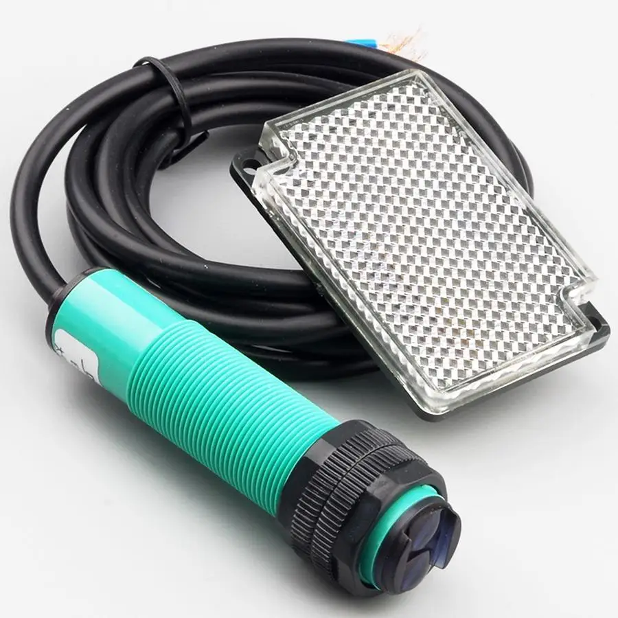 10-300CM 90-250V AC N/O E3F-R2Y1 Photoelectric Switch Infrared Proximity Sensor Inductive With Reflector Board