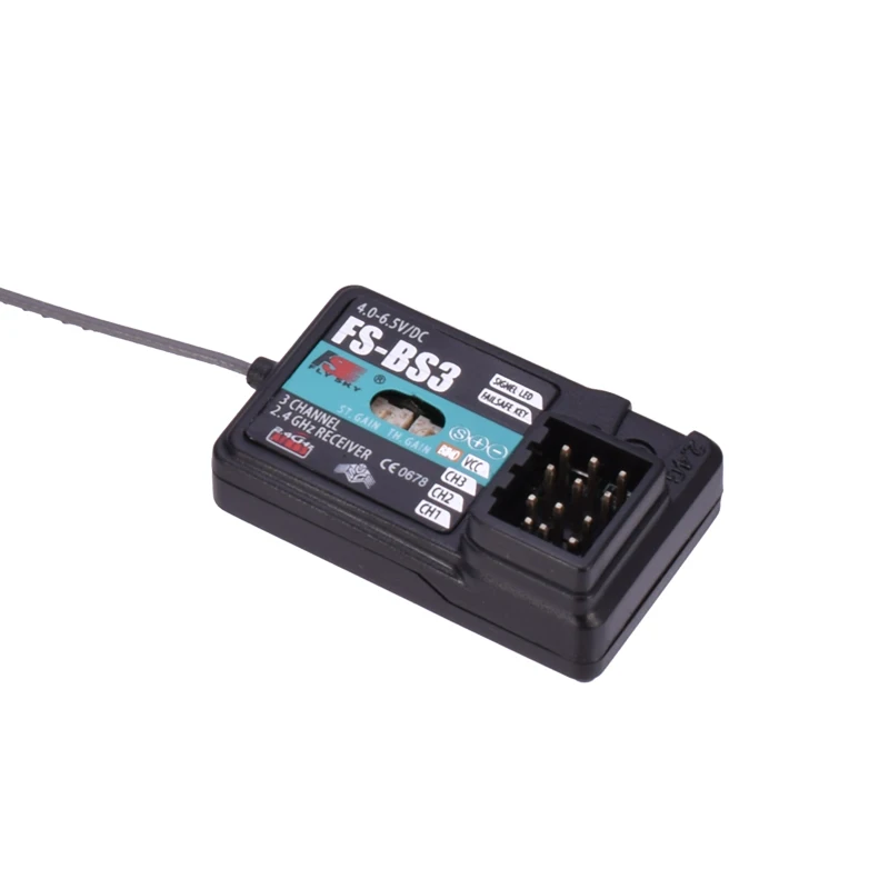 Flysky FS-BS3 BS4 BS6 2.4G 6CH Receiver with Gyro Stabilization System for Flysky FS-IT4S IT4 FS-GT2 FS-GT2E GT2F Remote Control