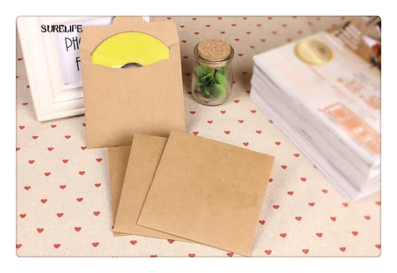 Коробки для конвертов, из крафт-бумаги, 13 х13 см, 50/100 шт.