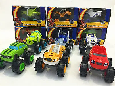 2Y Or Older Children\'s Toy Car and Monster Machines Super Stunts Blaze Kids Truck Car Coll Gift For Child At Birthday Christmas