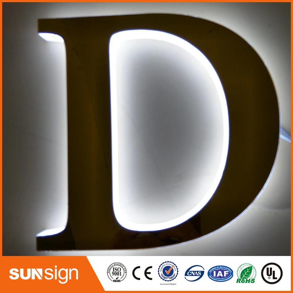 LED lighting 3d plastic acrylic alphabet letter lighted letters