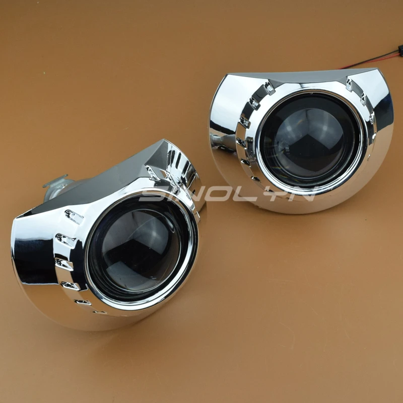 Sinolyn Bi Xenon Projector Lenses For BMW E46 M3 Sedan/Coupe/Wagon/Convertible 328i 325i 330i 318i Headlight 2.5 Inch Car Lights