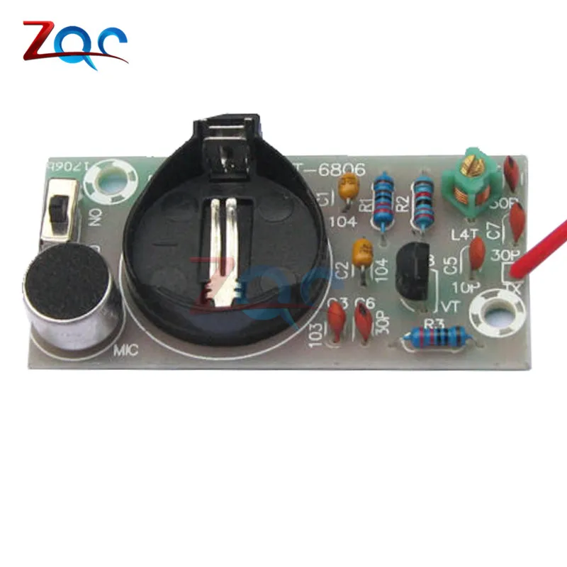 FM Transmitter Frequency Modulation Wireless Microphone Module DIY Kits Board Parts Simple Electronic Production Suite 88-108MHz