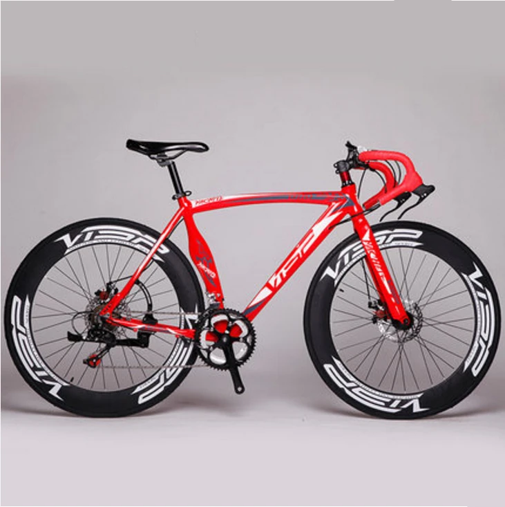 New Brand Road Bike Aluminum Alloy Frame Dual Disc Brake 14 Speed Bicycle Outdoor Sports Cycling Racing Bicicleta