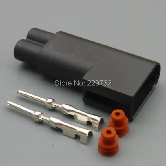 Shhworldsea 2 دبوس طريقة 1.5 مللي متر موصل مستشعر السيارة مستشعر تلقائي التوصيل السيارات مقاوم للماء الكهربائية ذكر أنثى موصل مقبس #6