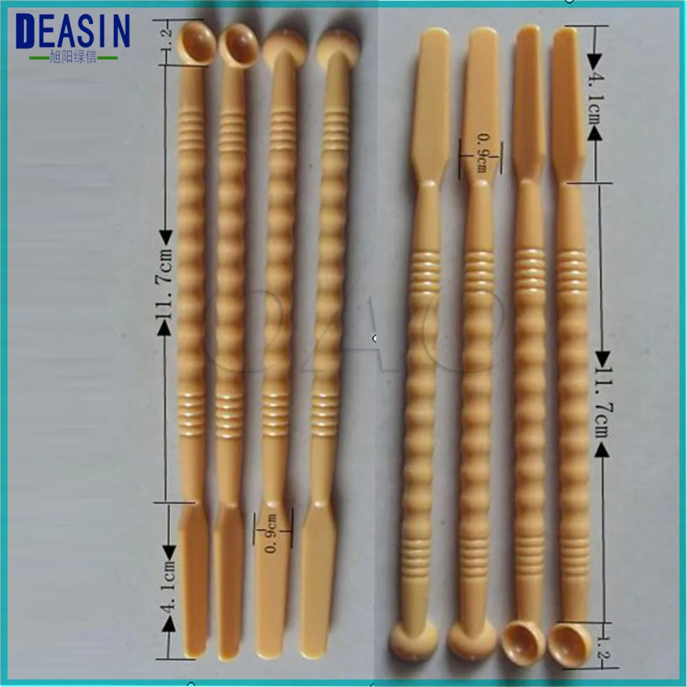 8 pcs Spatula Plastic scoop Alginate Spatula Dental Mixing Knife Dental Instruments ladle Dentist Tools dipper