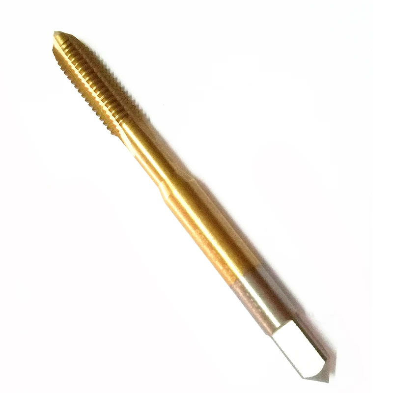 2.5mm  Titanium alloy Machine Spiral Point Straight Fluted Screw Thread Metric Plug Hand Tap Drill 2,3,4,5,6mm