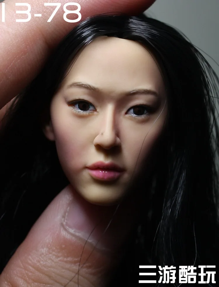 1/6 Figure Doll accessories Korean Beauty headsculpt Jun Ji-hyun Head shape for DIY 12inch Action Figure Doll