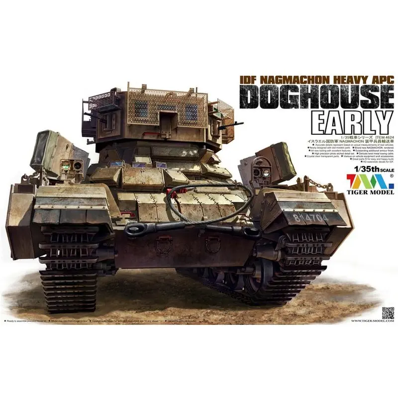 Tiger Model 4624 1/35 IDF Nagmachon Heavy APC Doghouse Early - Scale Model Kit