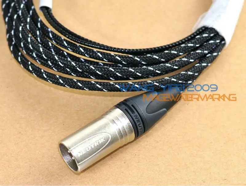 5M Amazing Balanced Upgrade HIFI Headphone Cable Wire For Sennheiser HD800 HD 800 XLR 4 Pins CANNON PLUG