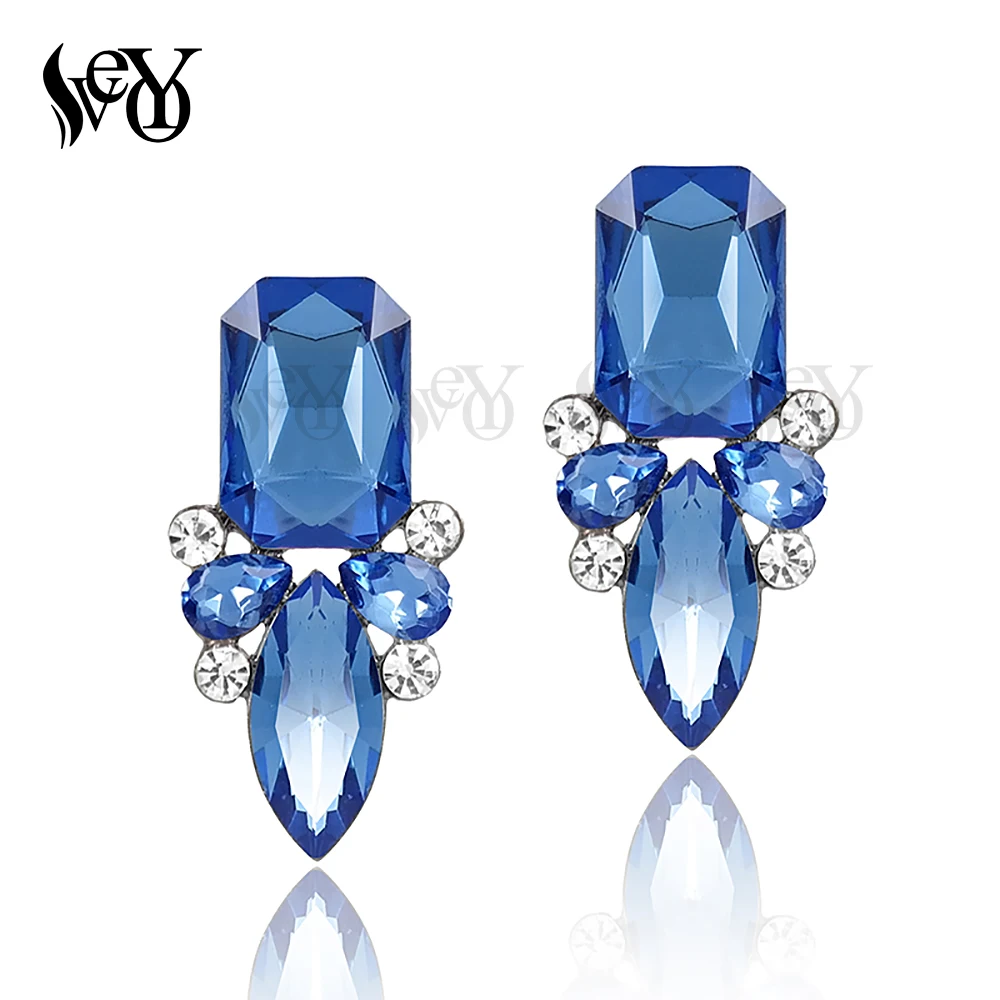 VEYO Crystal Stud Earrings female Earrings with stones earrings gift