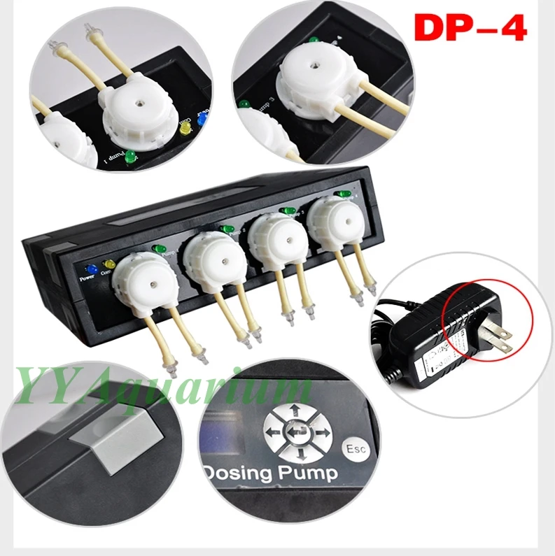 Jebao DP2 DP3 DP4 DP5 DP-2 DP-3 DP-4 DP-5 DP3S DP4S Auto Dosing Pump Aquarium Marine Reef Programmable Machine Lab Liquid Meter