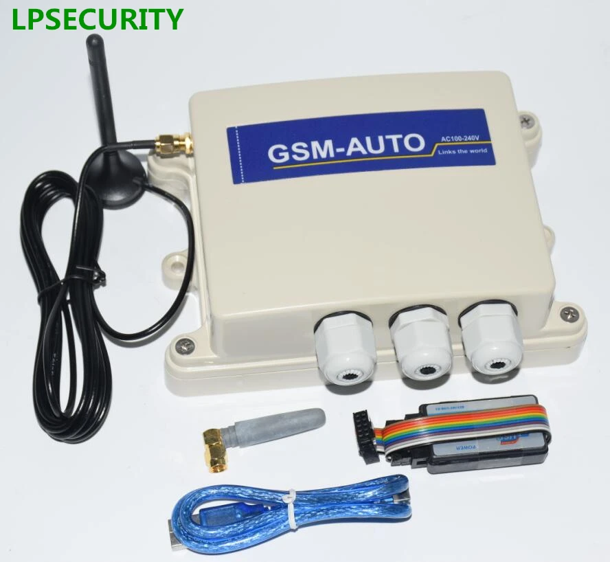 Waterproof IP65 4G GSM and SMS gate door opener GSM 4G Remote Control System module box ( Relay Control ) 100 users 2 relays