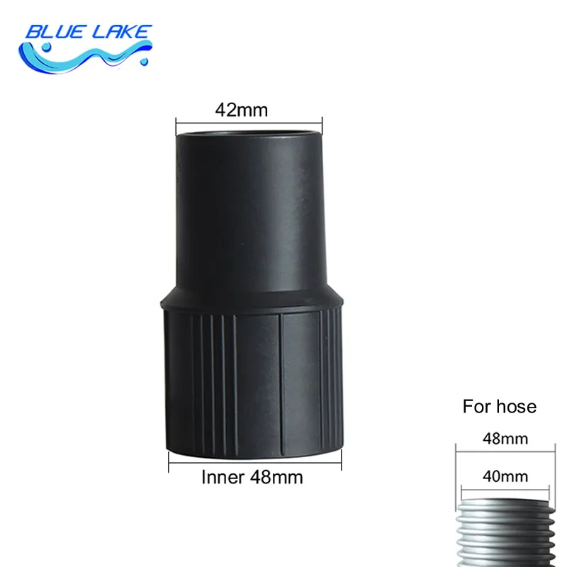 Industrial vacuum cleaners  hose connector/Connecting pipe/adapter,For Thread hose inner 40mm outer 48mm,vacuum cleaner part