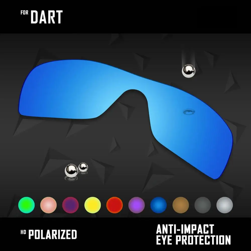 

OOWLIT Lenses Replacements For Oakley Dart Sunglasses Polarized - Multi Colors