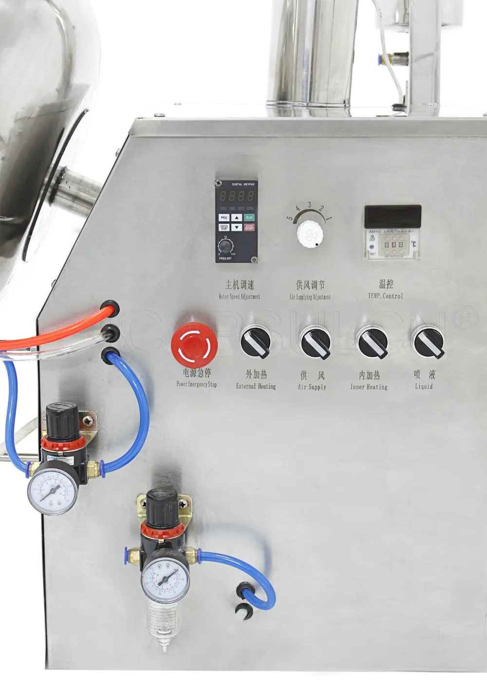 TabCN-Coa 400 110V 60HZ Máy Tính Bảng Coater/Gối Phủ Máy/Máy Tính Bảng Lớp Phủ Hệ Thống phù Hợp Với Hầu Hết Của Lớp Phủ Chất Liệu