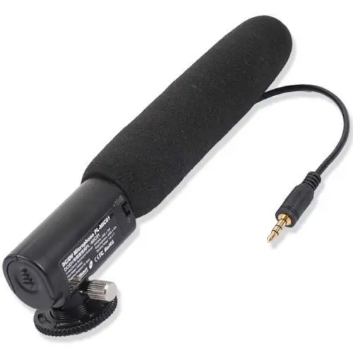 Micrófono DC/DV para cámara Nikon D7000 D7100 D5200 D5100 D3200 D3100 D800