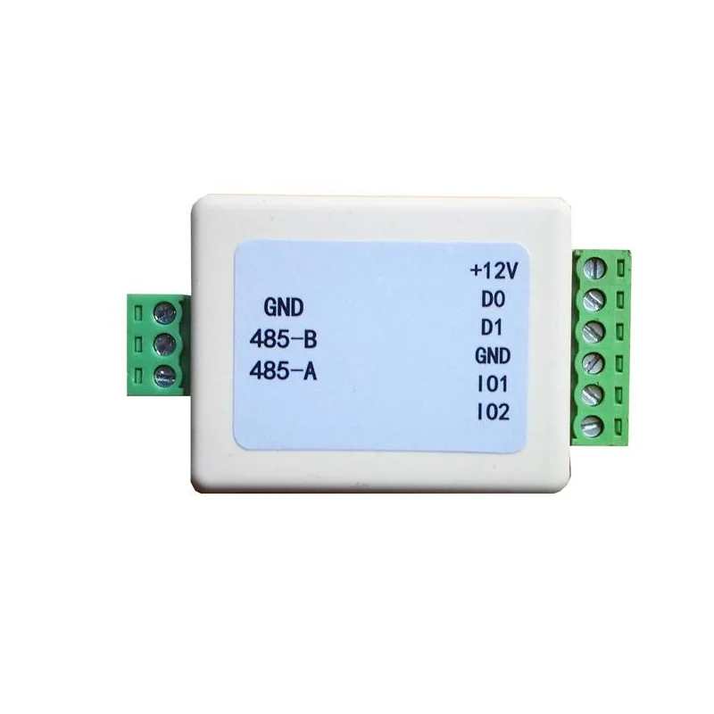 

Wiegand Extender RS485 Wiegand Converter WG to Converter With IO Interface Bidirectional Transmission