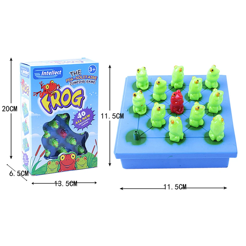 Funny Frog Jumping Game Board Game Playing Card for Children Kids Toys 3+