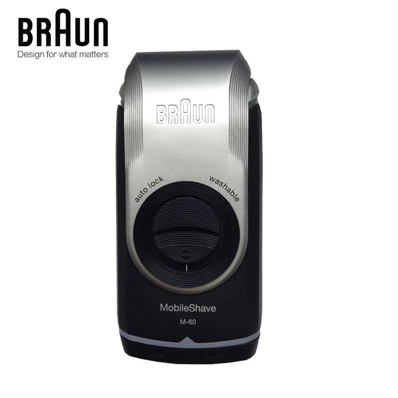 

Braun Electric Shaver Razor M60 Battery powered for Men Portable Washable Face Care Shaving & Hair Removal Razor Safety Shaving