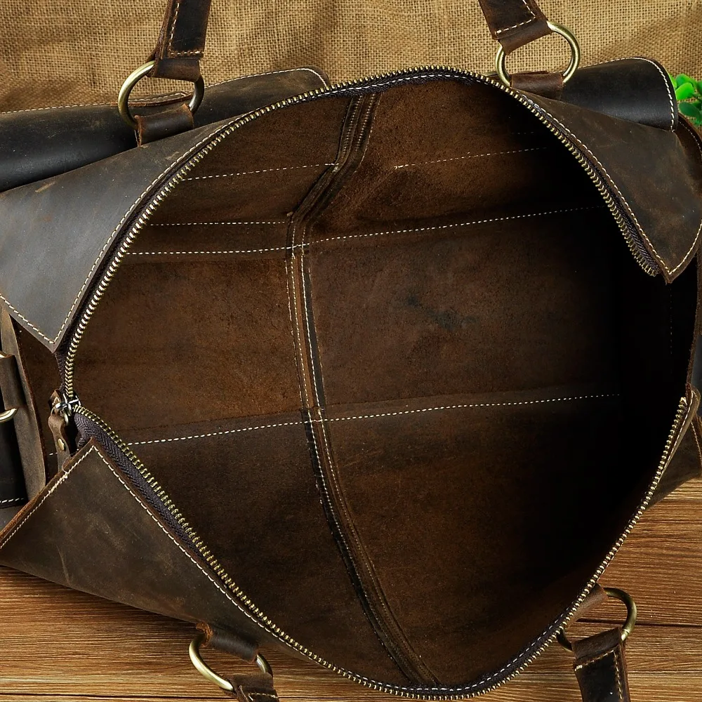 Men Origianl Leather Designer Travel Business Briefcase Heavy Duty Computer Laptop Bag Attache Portfolio Tote Messenger Bag 1097
