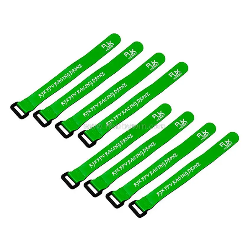 Non-Slip Silicone Battery Strap Green 200*20mm 8pcs RC FPV Racing Drone Quadcopter part