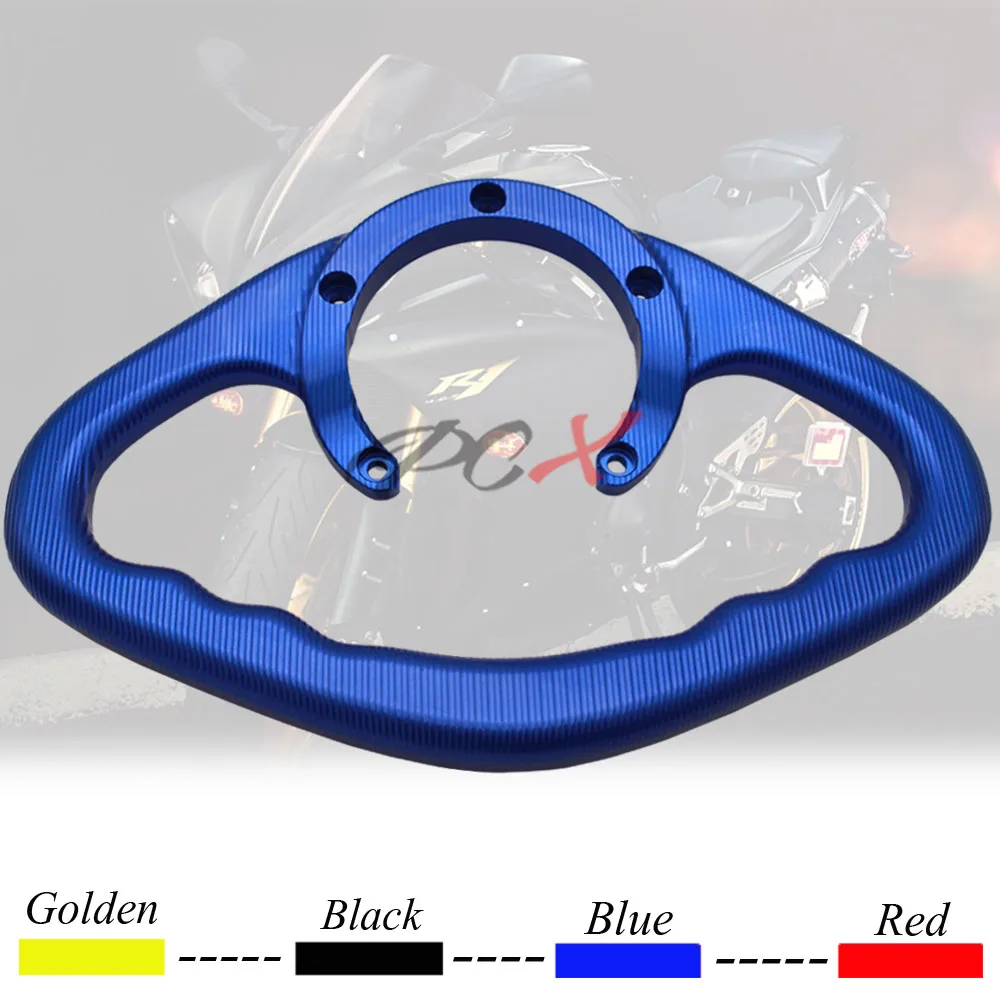 

For Yamaha FZ1 FZ6 FZ8 XJ-6 YZF R1 R6 FZR750 1000 New CNC Aluminum Passenger Handgrips Tank Grab Bar Handle Hand Grip