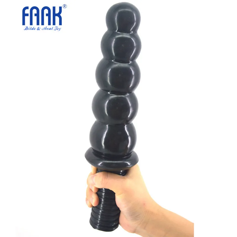 FAAK 30cm*5.8cm Anal Sex Toys Sexuales Anal Plugs Butt Plugs Huge Anal Dildo Long Butt Plug Beads with screw Handles Adult Toys