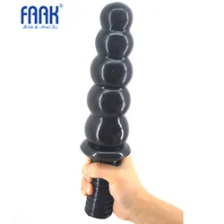 FAAK 30cm*5.8cm Anal Sex Toys Sexuales Anal Plugs Butt Plugs Huge Anal Dildo Long Butt Plug Beads with screw Handles Adult Toys