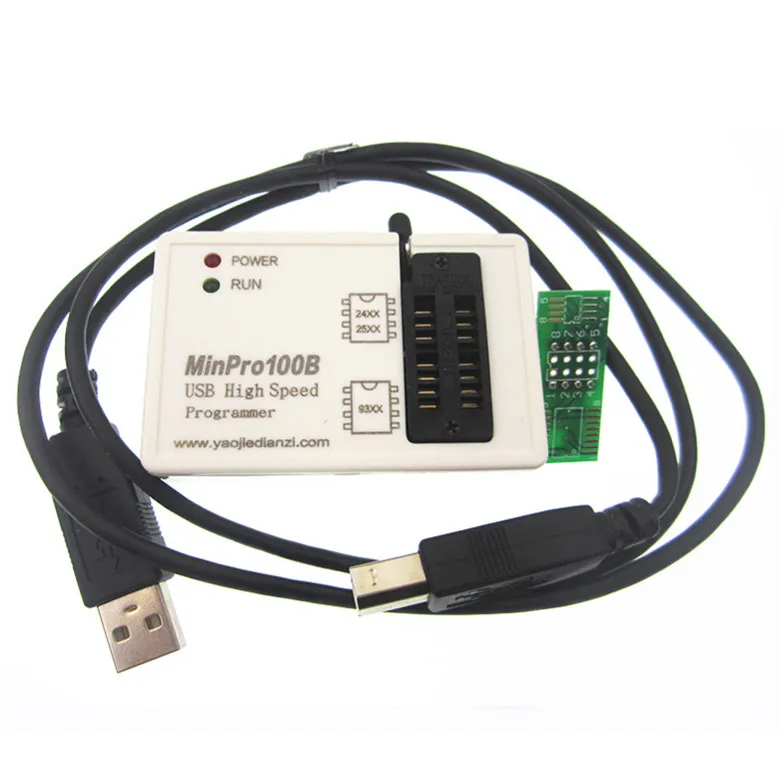 New MinPro100E MinPro100B  BIOS Programmer in FLASH SPI 24/25/95 Read and Write USB Memory Burner