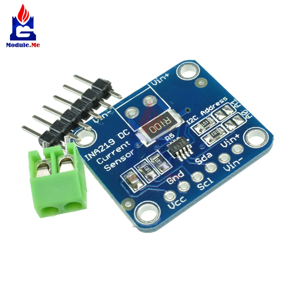 INA219 DC Current Power Supply Sensor Breakout Board Module Sensor Module I2C interface For Arduino DIY DC INA219B